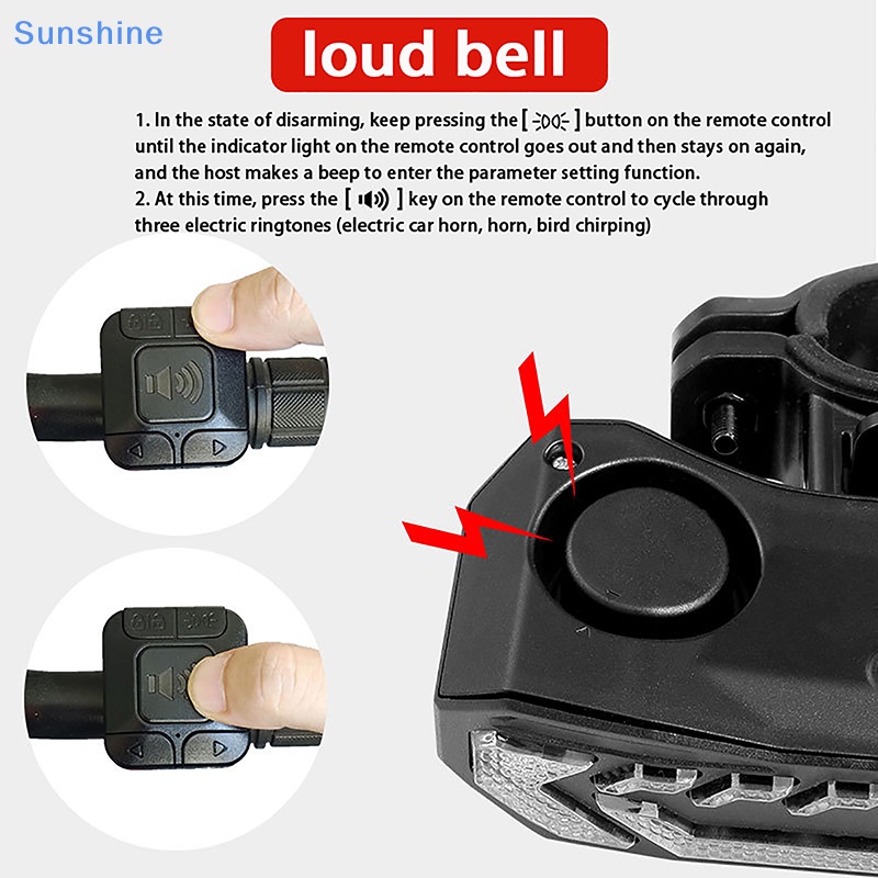 Đèn Xi Nhan Báo Động Chống Thấm Nước Có Thể Sạc Lại Cho Xe Đạp