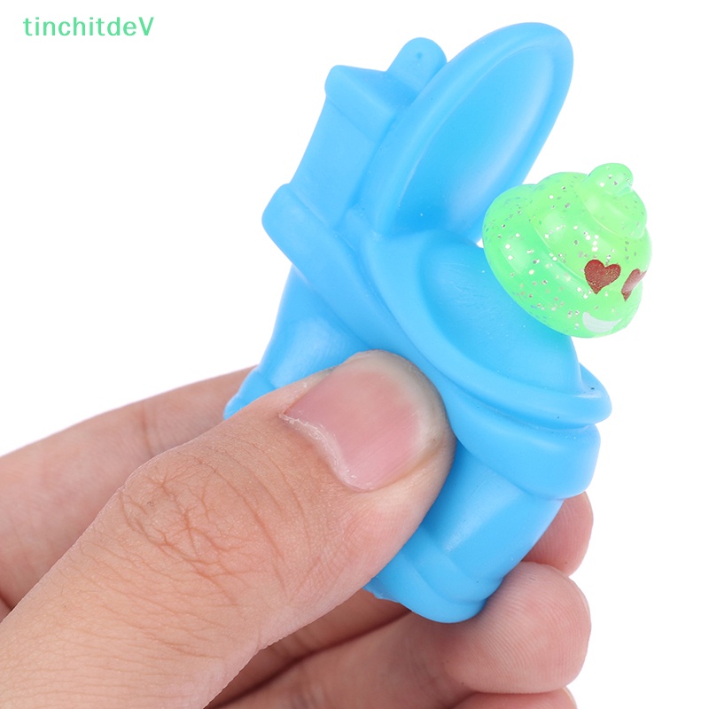 [TinchitdeV] Đồ Chơi Ghế Ngồi Toilet Dạng Bóp Sáng Tạo Nhiều Màu Sắc Mang Theo Xung Quanh [Mới