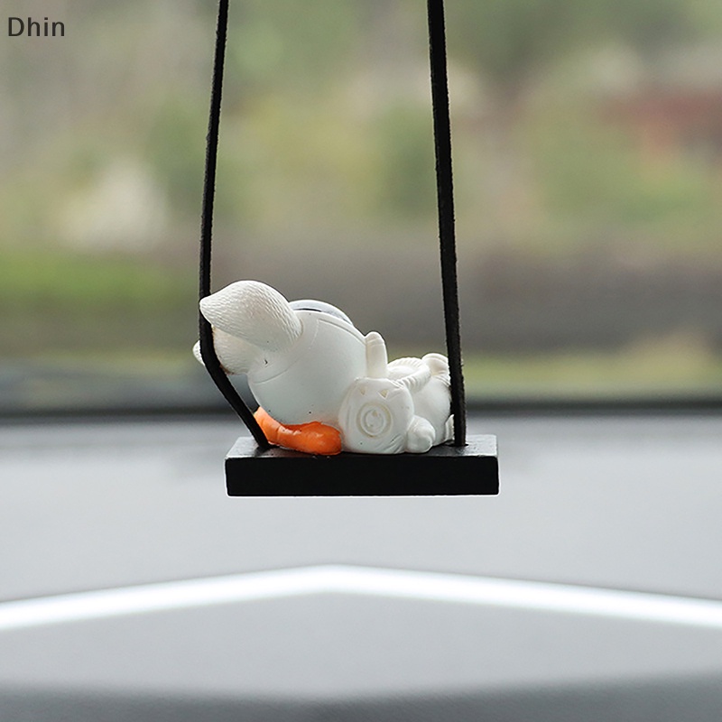[Dhin] Creative astronaut car pendant rearview mirror pendant back packaging accessory COD