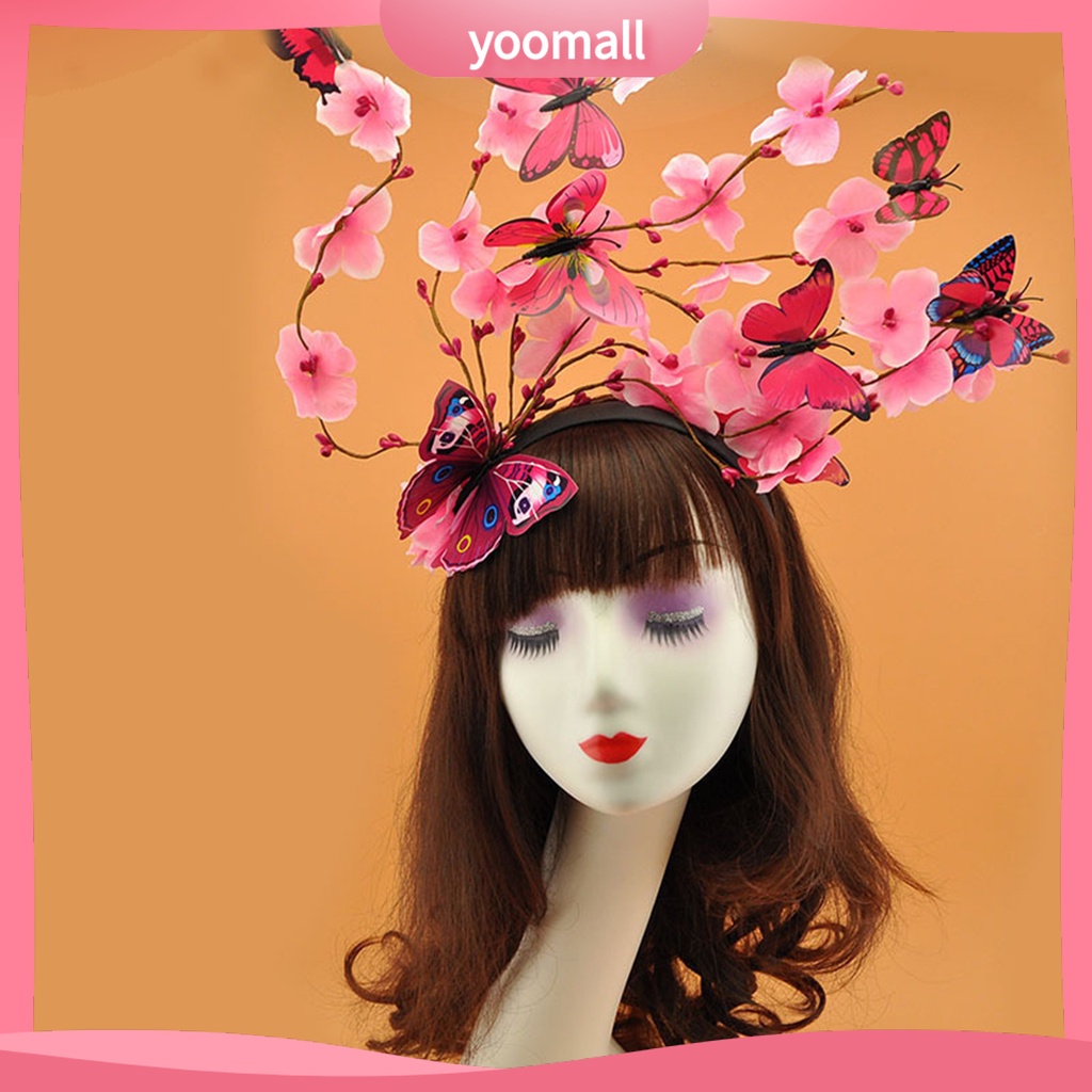 Cài Tóc Hình Bướm Ba Chiều Bằng Nhựa Sáng Tạo