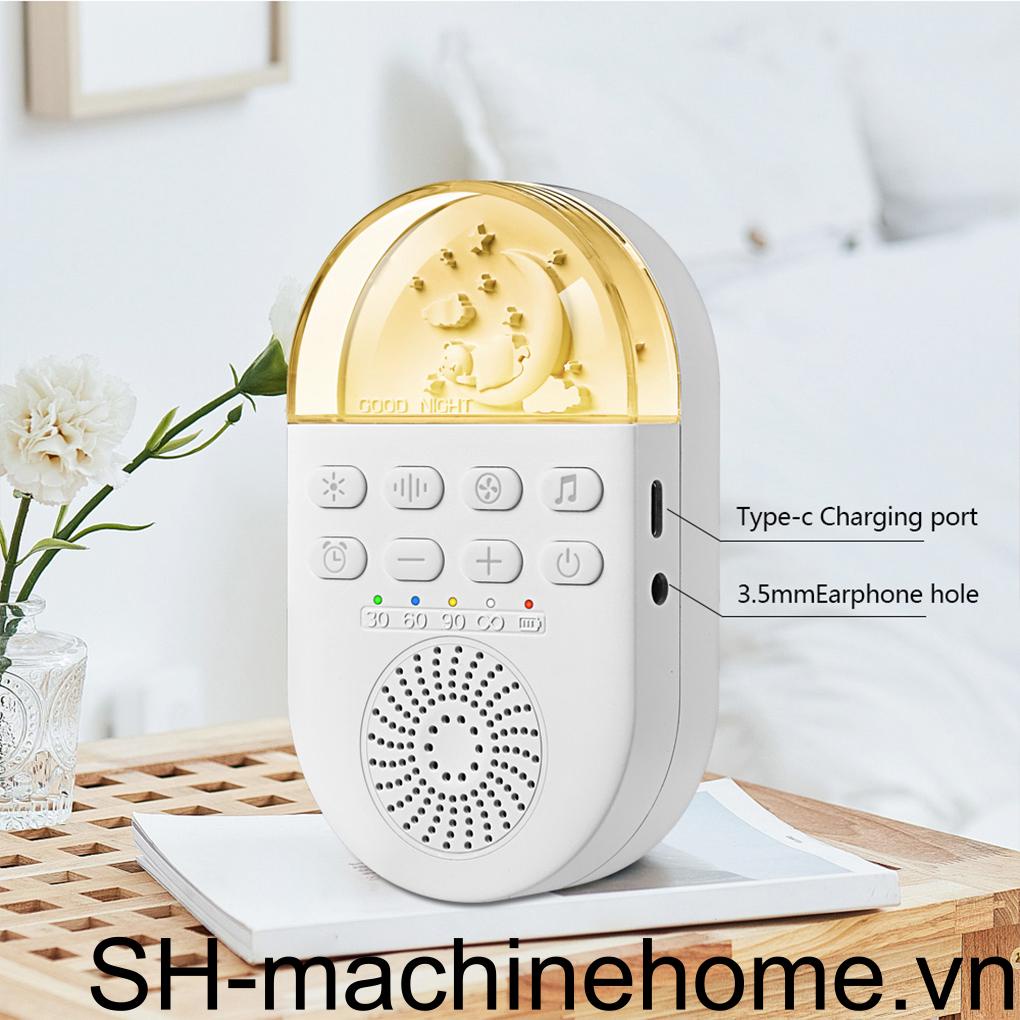 Máy Tạo Tiếng Ồn Trắng Hỗ Trợ Thở Và Giấc Ngủ Sâu Hơn Toàn Diện Cho Trẻ Em