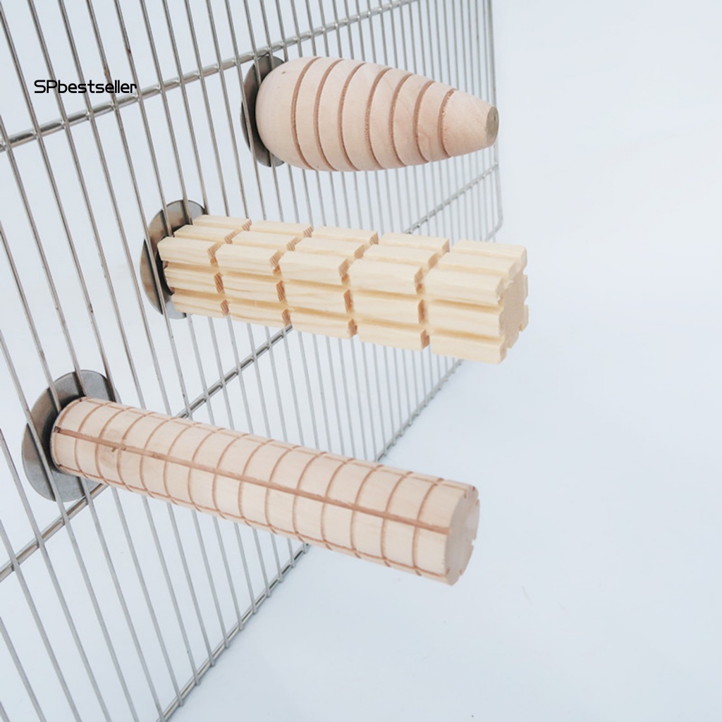 Set 6 Đồ Chơi Nhai Gặm Bằng Gỗ Cho Sóc Chuột Hamster