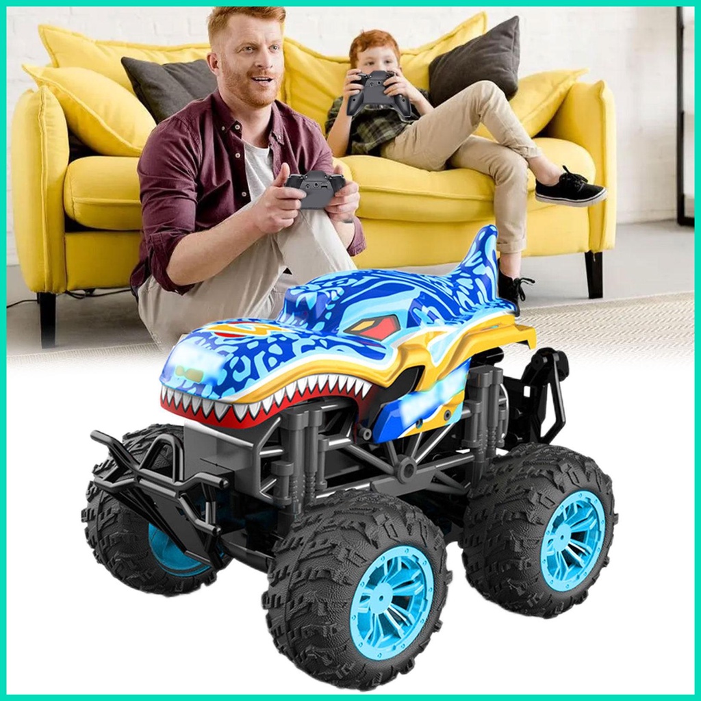 Xe Tải Cá Mập Điều Khiển Từ Xa 2.4Ghz Tỉ Lệ 1: 18 Kèm Sạc Lại Được