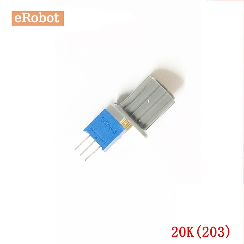 1 Chiết Áp Đa Năng 3296W 1K 2K 5K 10K 100K Ohm 8MM Có Tay Cầm Dài