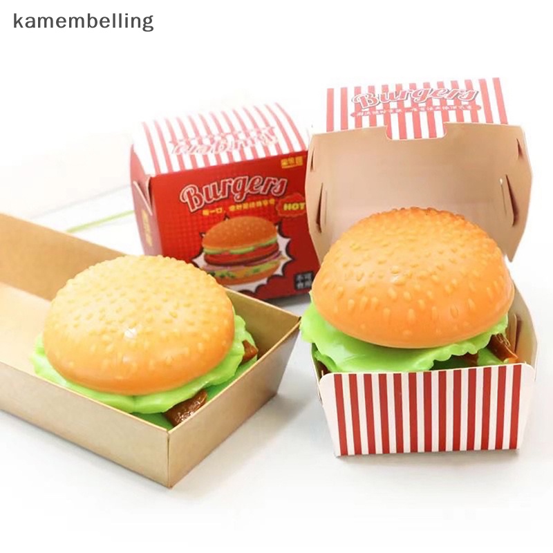 Đồ Chơi Squishy Hình Hamburger 3D Giúp Giảm Căng Thẳng