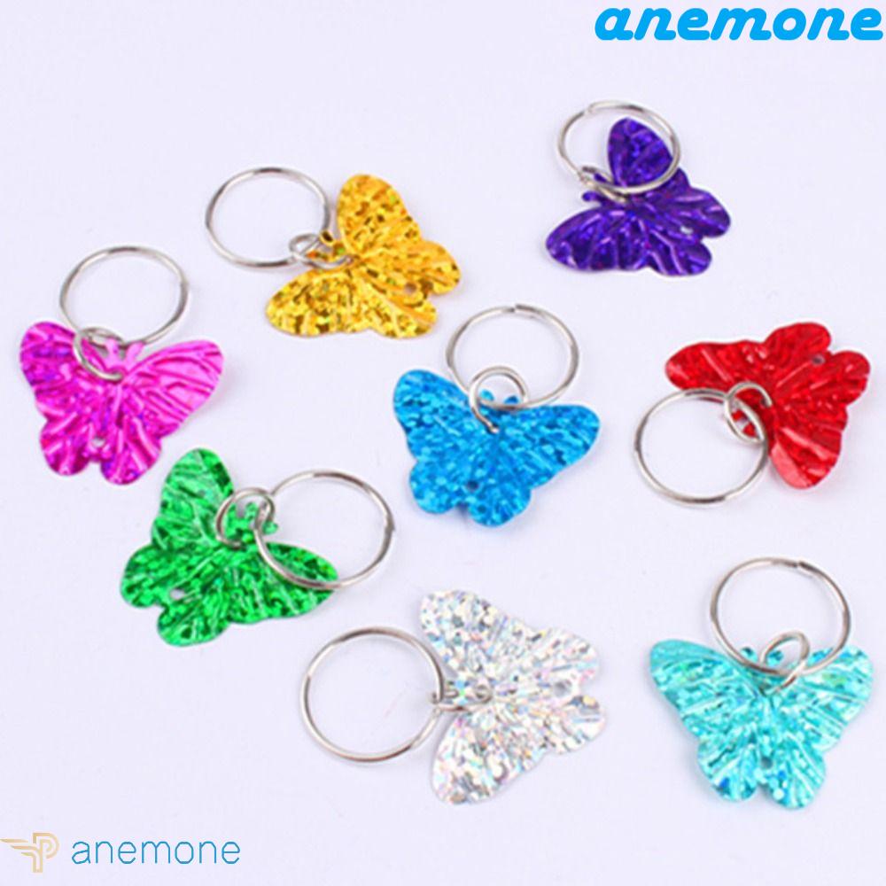 ANEMONE Bộ 30 Phụ Kiện Trang Trí Tóc Hình Bướm Nhiều Màu Sắc Lấp Lánh