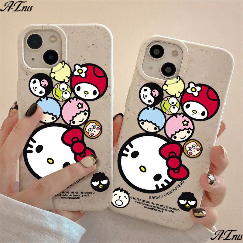 Ốp Điện Thoại Dẻo Họa Tiết Hoạt Hình Sanrio Dễ Thương Chống Sốc Cho iPhone1211 14pro7 max8plus 13 M6YP