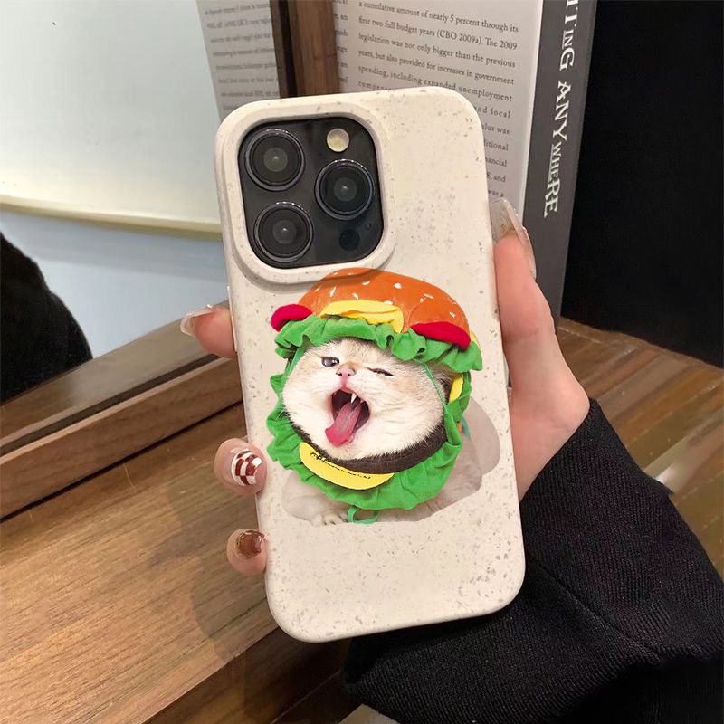 Ốp Điện Thoại Mềm Chống Sốc In Hình Hamburger EVWY Cho Iphone 12 13 8 7Plus 14Promax 11