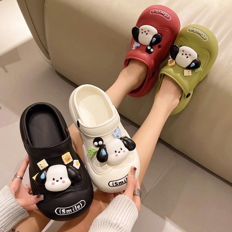 Dép Sandal Đế Dày Chống Trượt Họa Tiết Hoạt Hình Xinh Xắn Dành Cho Nữ