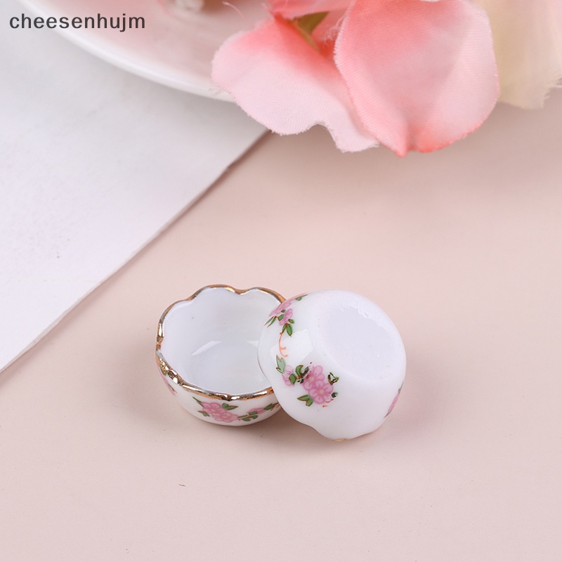 Mô Hình Đĩa Tráng Miệng Mini Tỉ Lệ 1: 12 Dùng Để Trang Trí Nhà Búp Bê