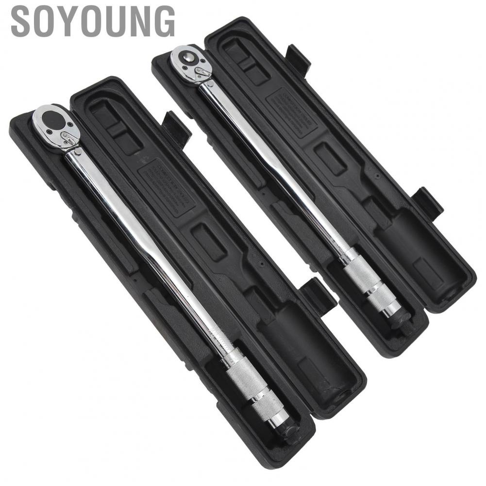 Soyoung Torque Wrench  Accurate To 4% Easy Read High Accuracy for Car Tires Engine Chassis