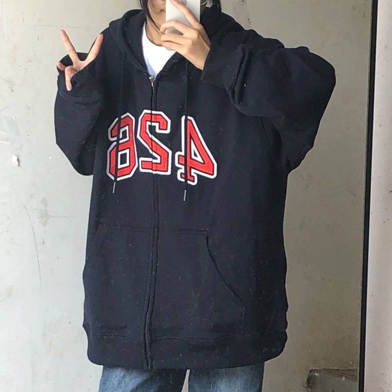 Áo Khoác Có Nón Dáng Rộng Thiết Kế Mỏng Kiểu Dáng Đơn Giản Thời Trang Mùa Xuân Thu Theo Phong Cách