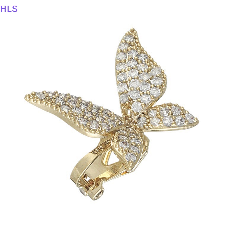 1 Khuyên Vành Tai Hình Bướm Đính Đá Thời Trang Cho Nữ