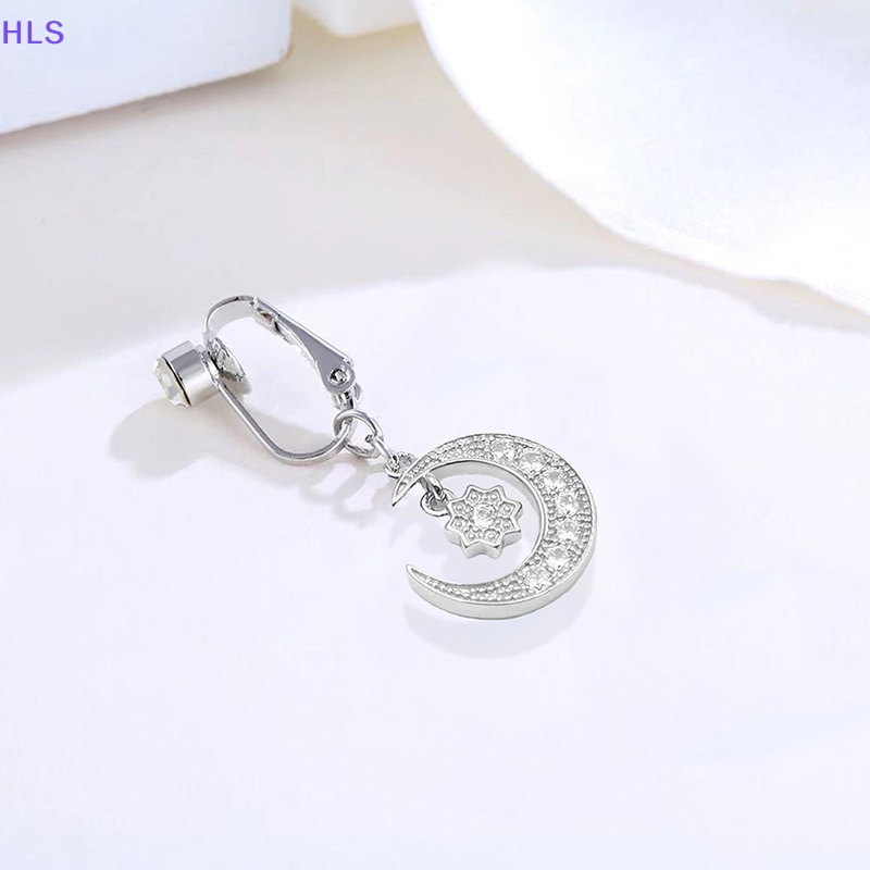 [HLS] Khuyên Rốn / Rốn Hình Trăng Sao Đính Đá Giả Làm Quà Tặng Trang Sức Cho Rốn / Rốn