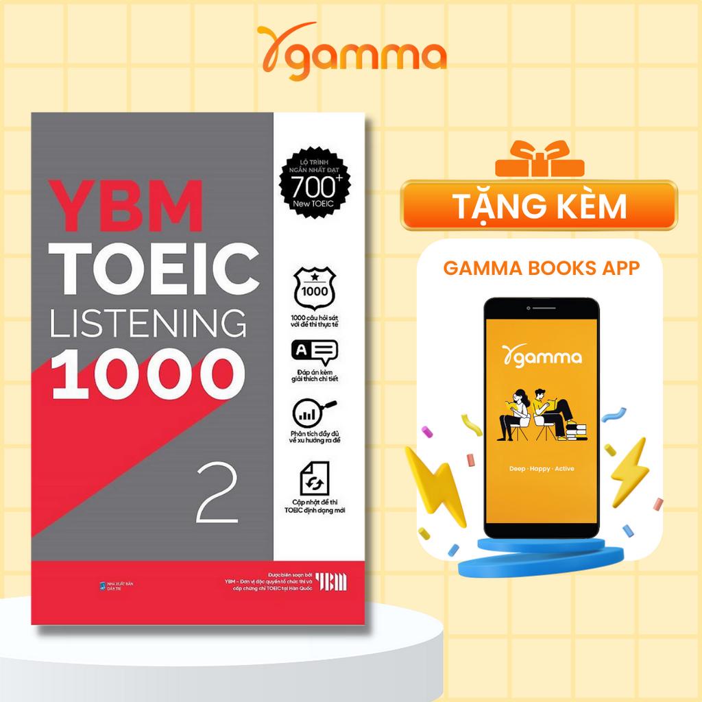 Sách - Combo YBM TOEIC 1000 (Trọn Bộ 4 Cuốn)