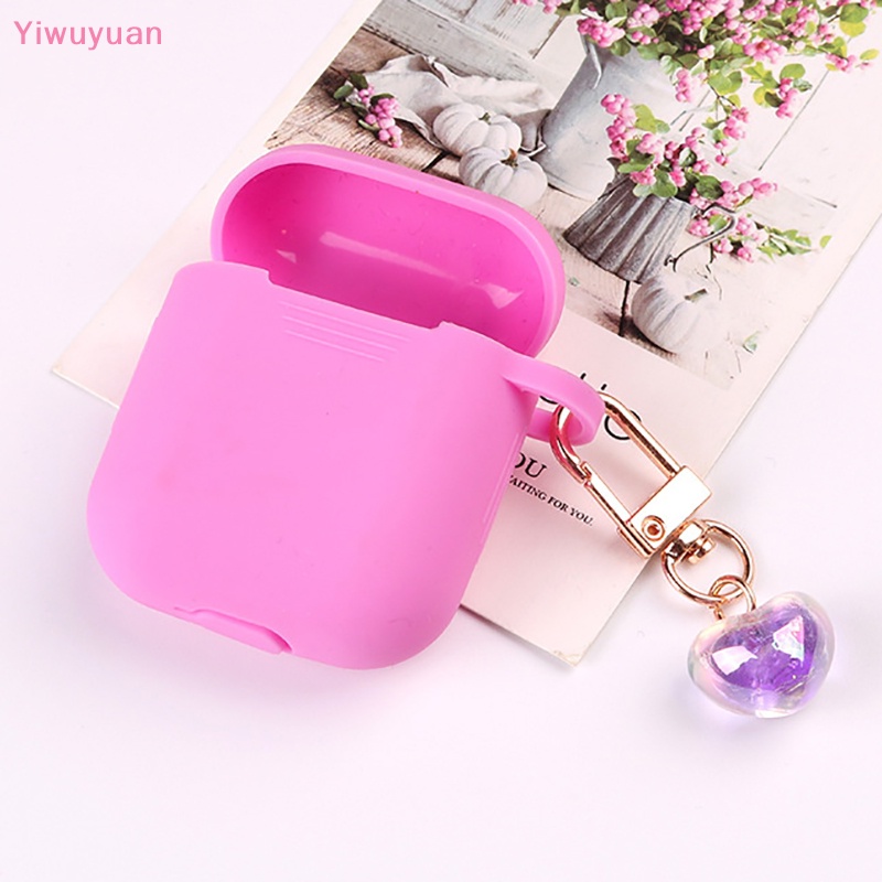 &lt; Yiwuyuan &gt; Móc Chìa Khóa Hình Trái Tim Lấp Lánh Phong Cách Hàn Quốc Thời Trang Cho Nữ