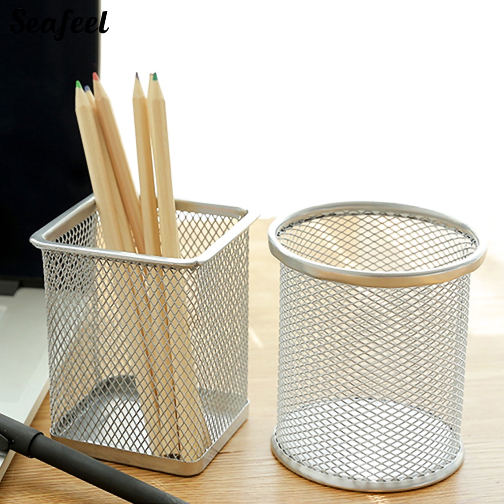 Lọ Đựng Bút Bằng Kim Loại Thiết Kế Đục Lỗ