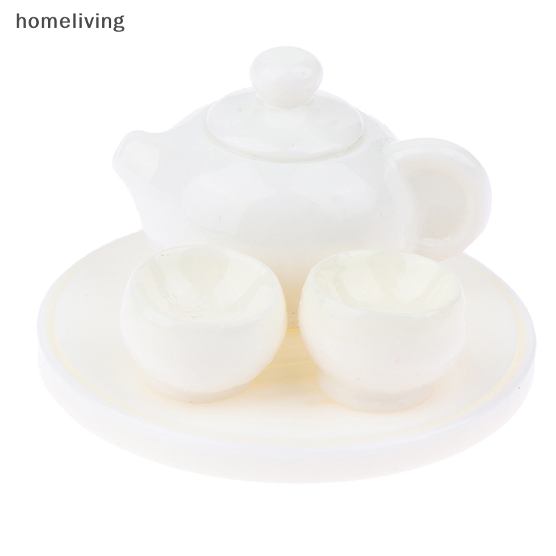 Bộ Ấm Trà Mini Bằng Nhựa Resin Dạ Quang Hình Hoạt Hình Dễ Thương Trang Trí Tiểu Cảnh DIY