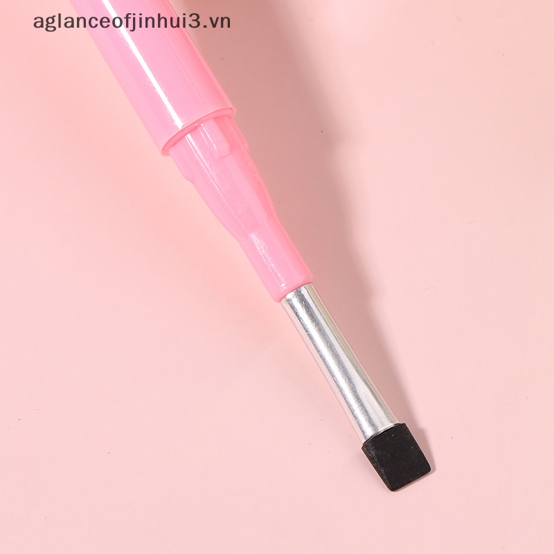 ~ Afhvn ~ Cọ Silicon Mềm Hai Đầu Nâng Lông Mi Trang Điểm Nối Dài Lông Mi