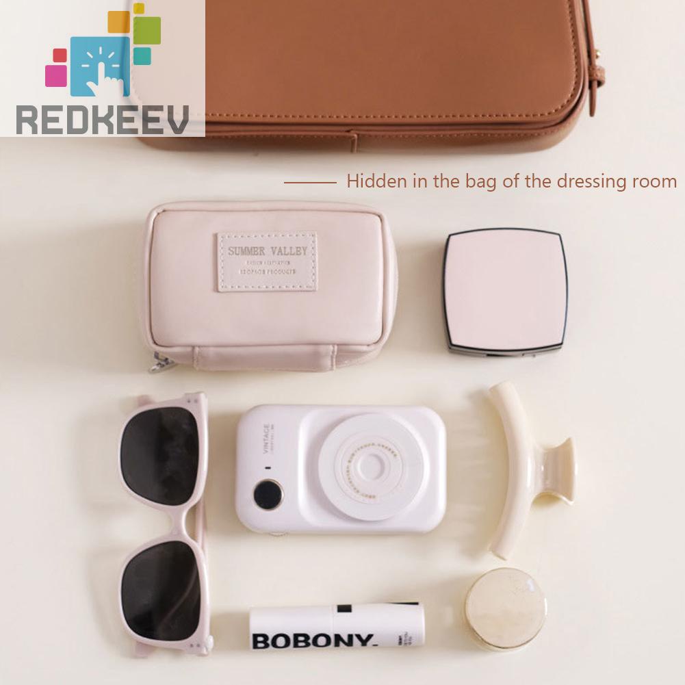 Túi Da PU Đựng Mỹ Phẩm Sức Chứa Lớn Tiện Dụng Cho Nữ