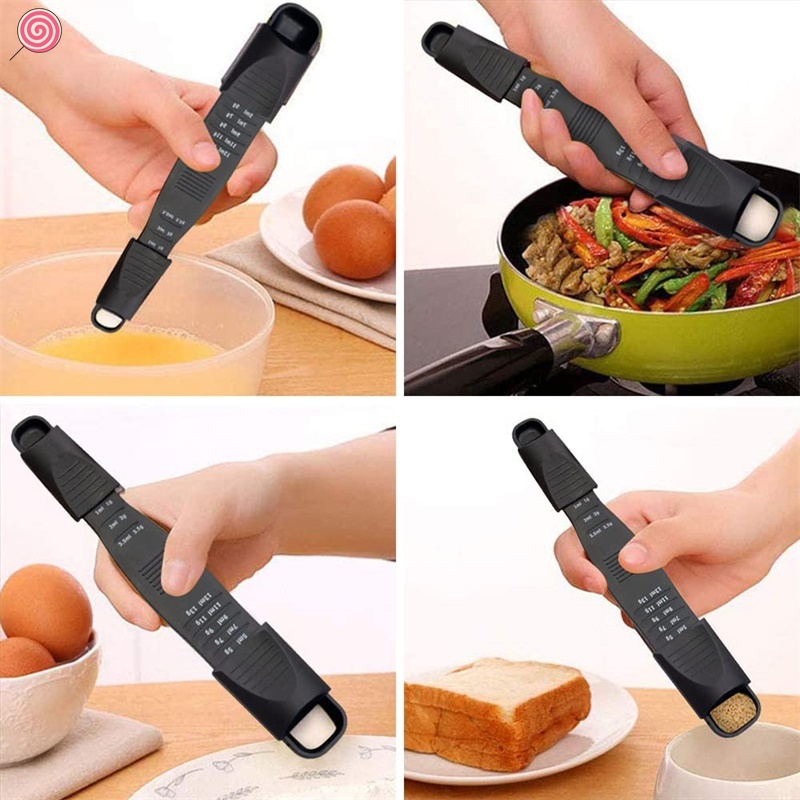 Muỗng Đo Lường Hai Đầu Có Thể Điều Chỉnh 9 Món Tiện Dụng