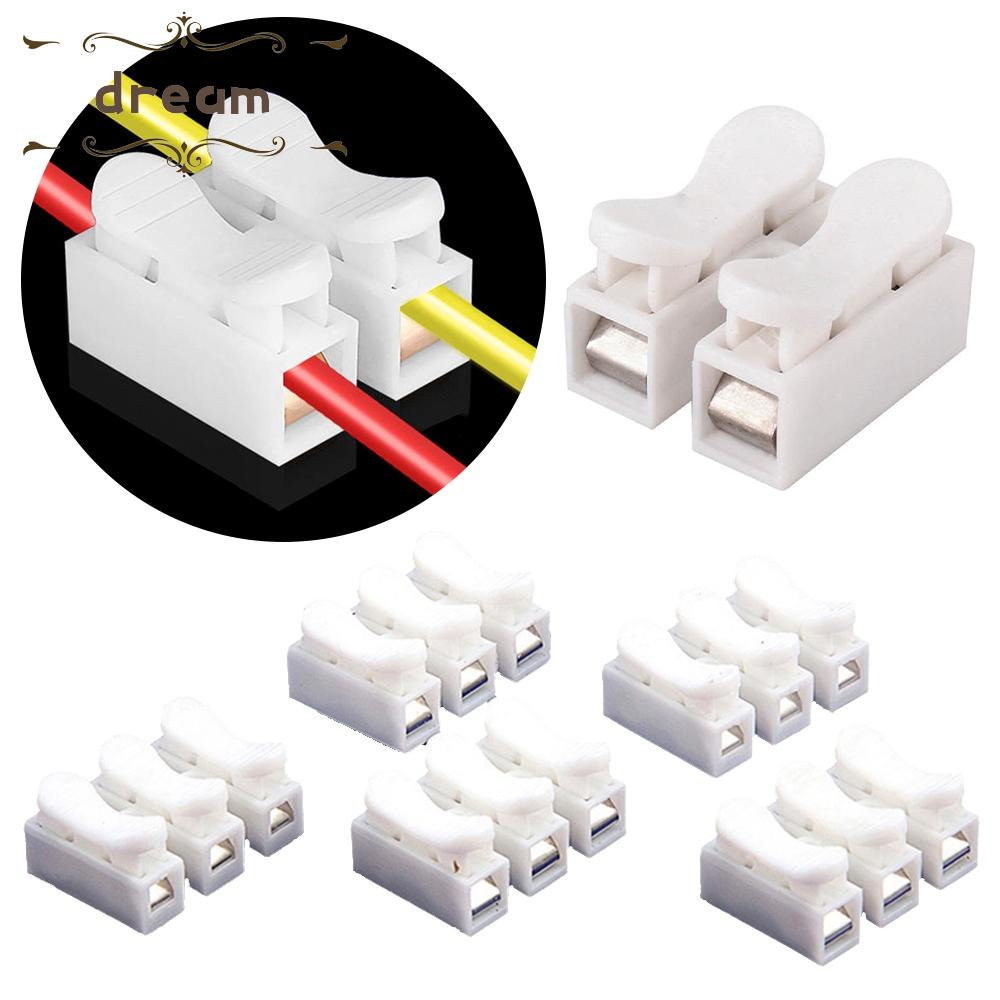【DREAMLIFE】Reliable Wire Connector Terminal Block for Wire Cable Industry 10 Pieces