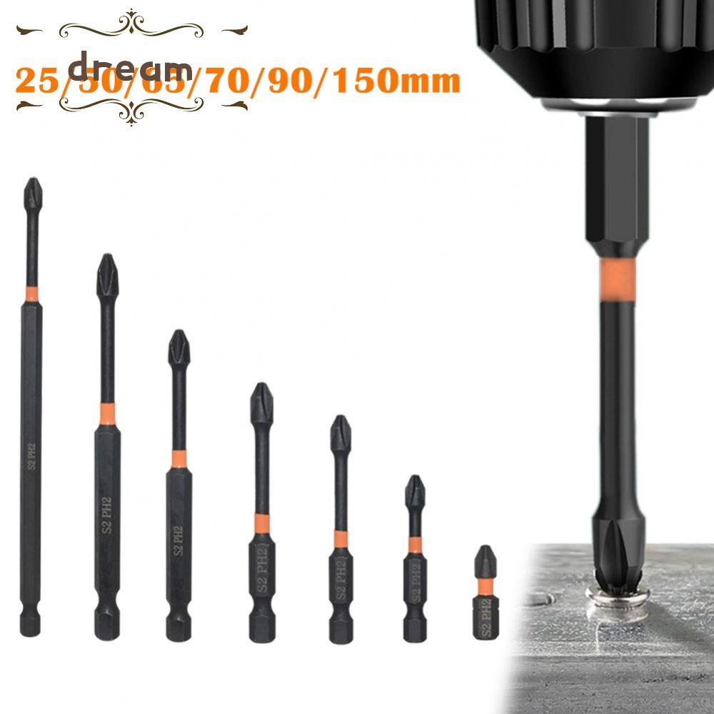 【DREAMLIFE】Screwdriver Bit 1pc Alloy Steel Not Easy To Rust 1/4Inch Hex Impact Bit