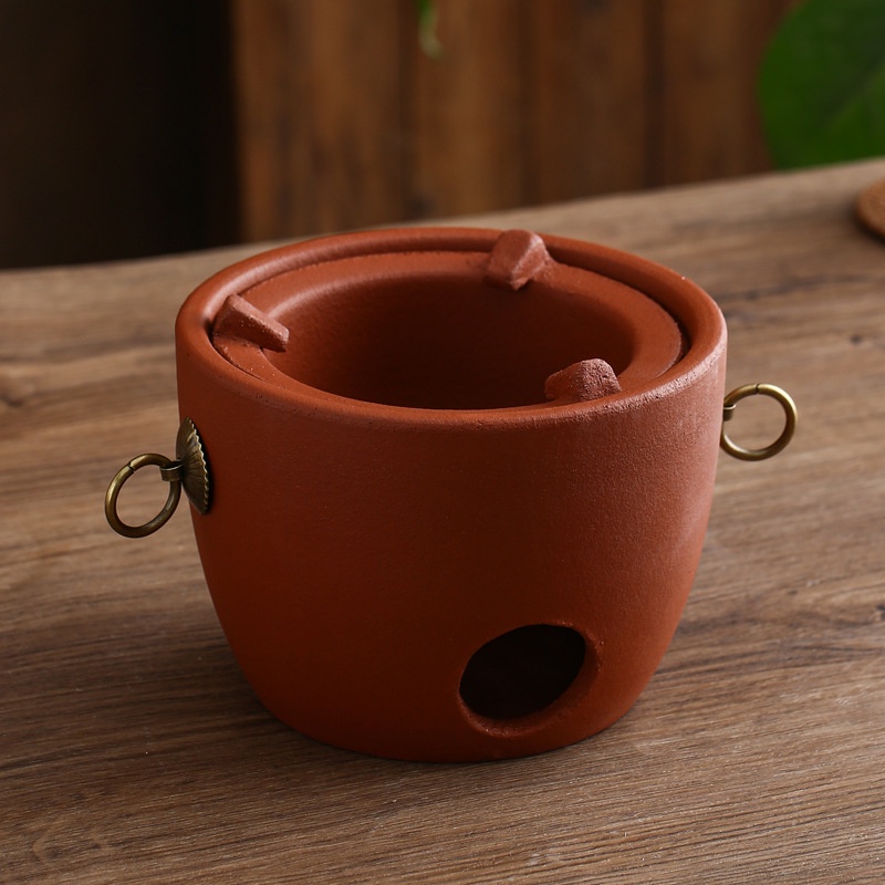 Bếp Than Gongfu Chịu Nhiệt Cao Chống Nứt Nẻ Phong Cách Retro