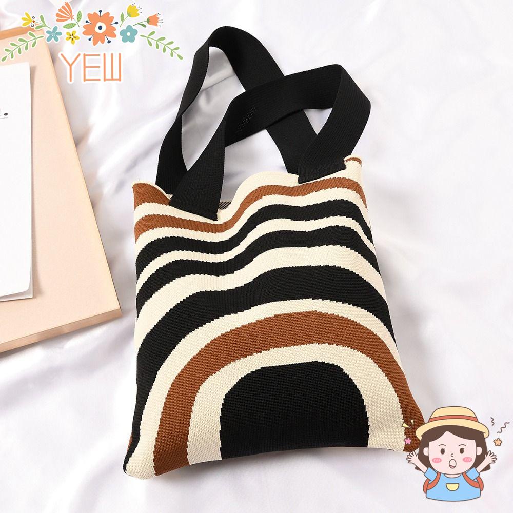 Túi Đeo Vai Đan Len Thiết Kế Thắt Nút Độc Đáo Thời Trang Mới Cho Nữ