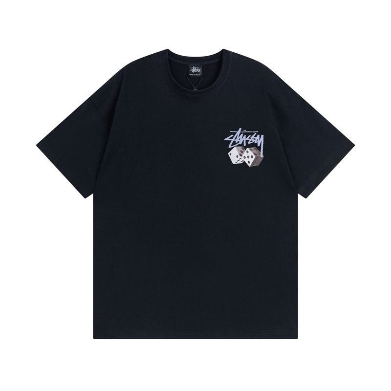 Áo Thun Tay Ngắn In Chữ STUSSY Kiểu Cổ Điển Thời Trang Cho Nam Và Nữ