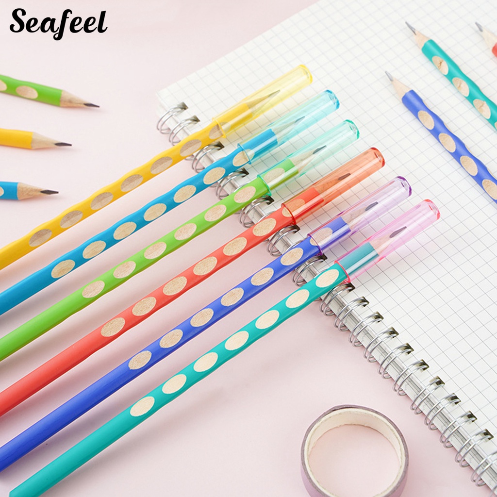 Set 30 Vỏ Nhựa Trong Suốt Bảo Vệ Bút Chì Cho Trẻ Em