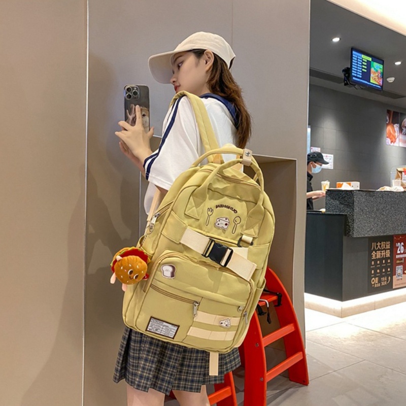 Ba Lô Đi Học / Du Lịch Sức Chứa Lớn Phong Cách Nhật Bản Cho Học Sinh
