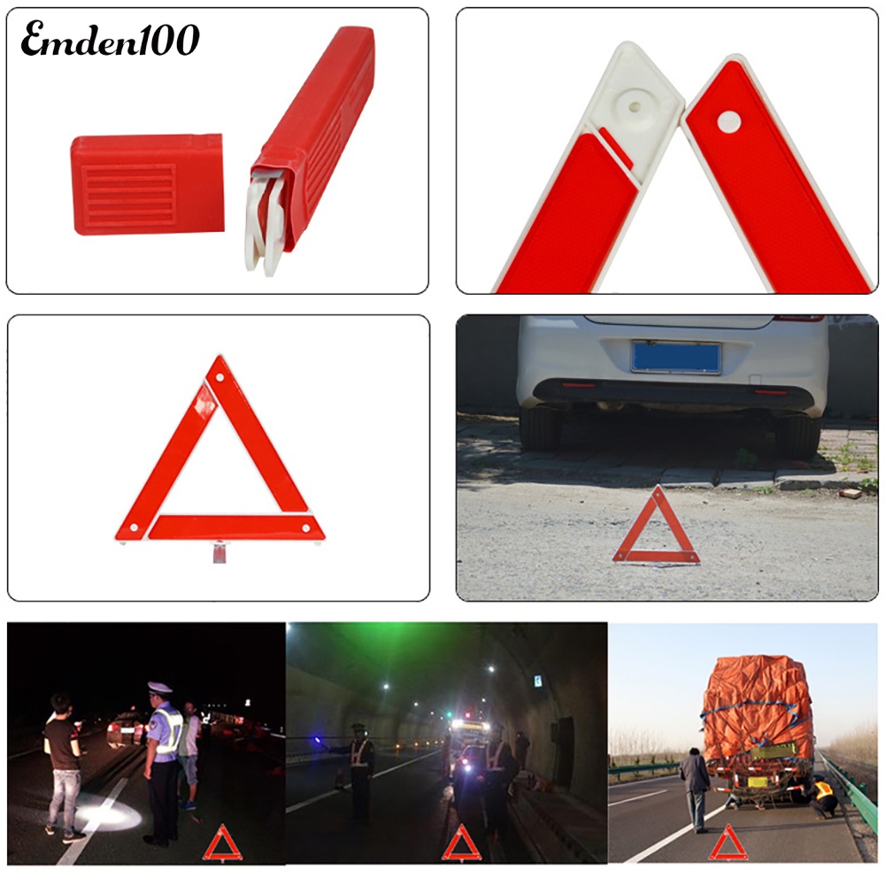 Bảng Cảnh Báo Khẩn Cấp Hình Tam Giác Có Thể Gấp Gọn Cho Xe Ô Tô