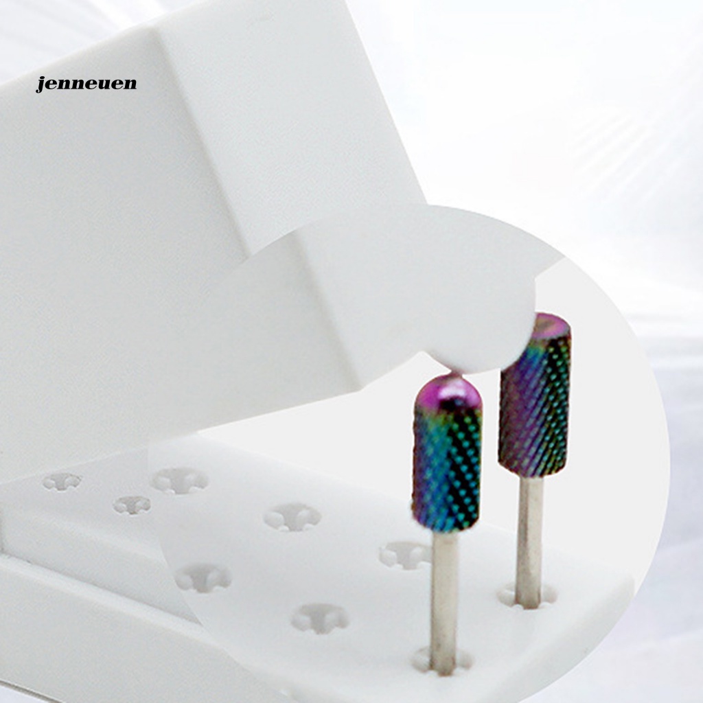 Hộp Đựng Đầu Mài Móng Tay Bằng Nhựa Chống Bụi