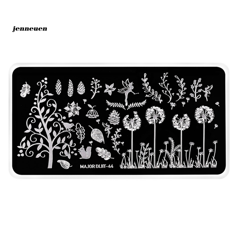 Tấm Inox In Họa Tiết Trang Trí Móng Tay Nghệ Thuật Nhiều Họa Tiết Khác Nhau Cho Nữ