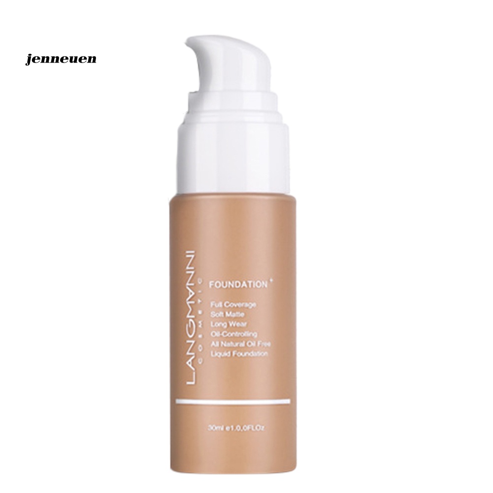 Kem Nền Dạng Lỏng Che Khuyết Điểm Toàn Diện Làm Trắng Da Chống Thấm Nước JEN Langmanni