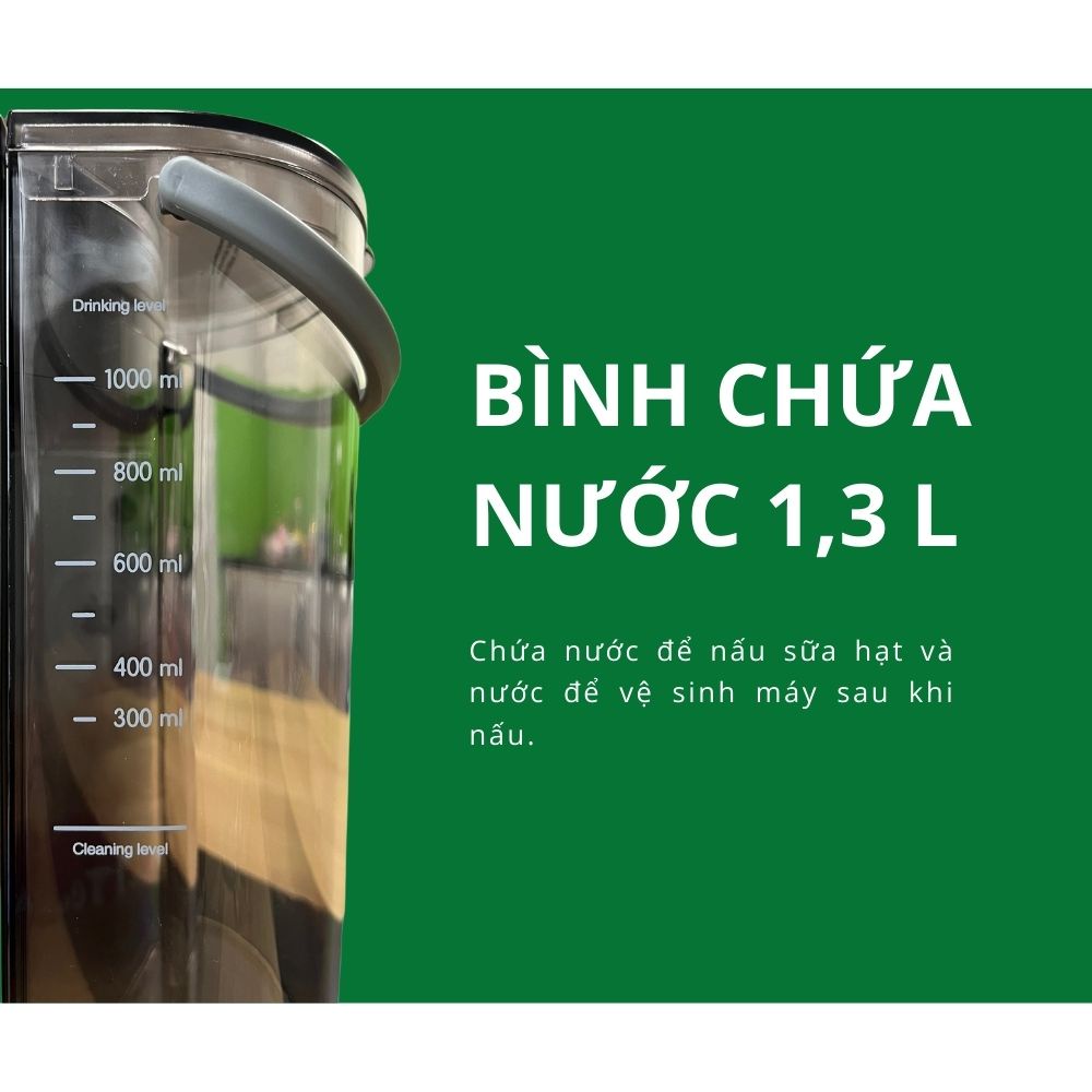 Máy Làm Sữa Hạt Medion MD19725 Cao Cấp Nội Địa Đức, Máy Xay Nấu Sữa Hạt Nấu Soup Sinh Tố Đa Năng GermanySnT HCM 410005