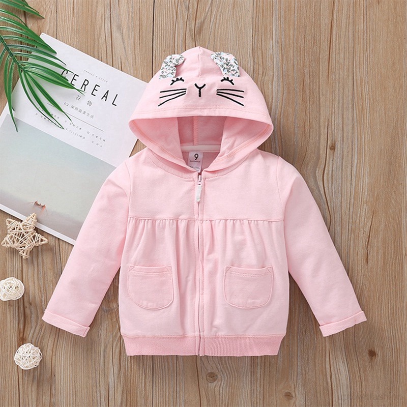 Bộ Áo Liền Quần Dài Tay Có Mũ Trùm Và Quần Dài Thời Trang Xuân Thu Cho Bé Trai Và Gái