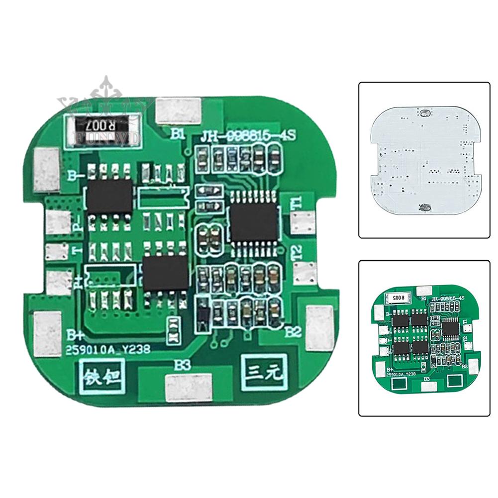 【FUNWD】Circuit Board 4S 8A 12.8V Charge Protection Board High Quality Lithium Square
