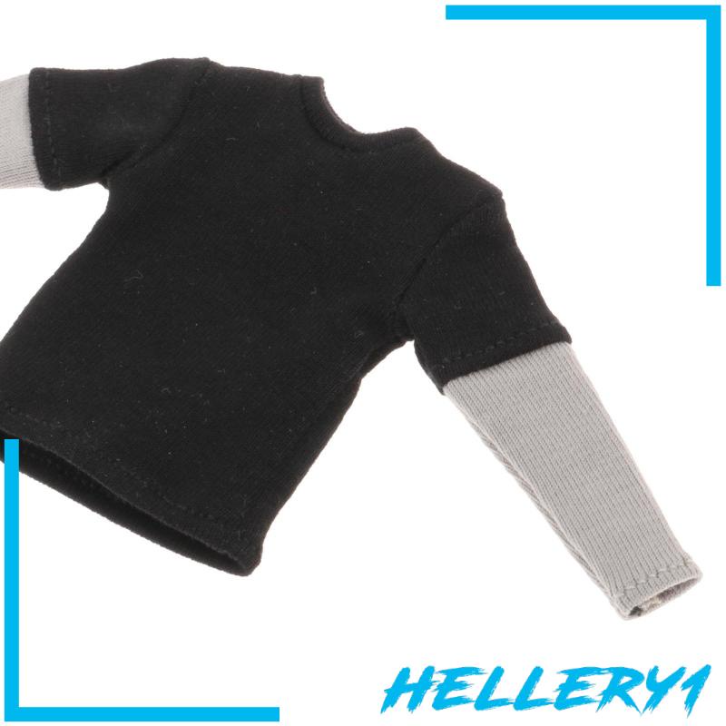 Áo Thun Tay Dài Thời Trang Cho Búp Bê 6in Tỉ Lệ 1 / 12