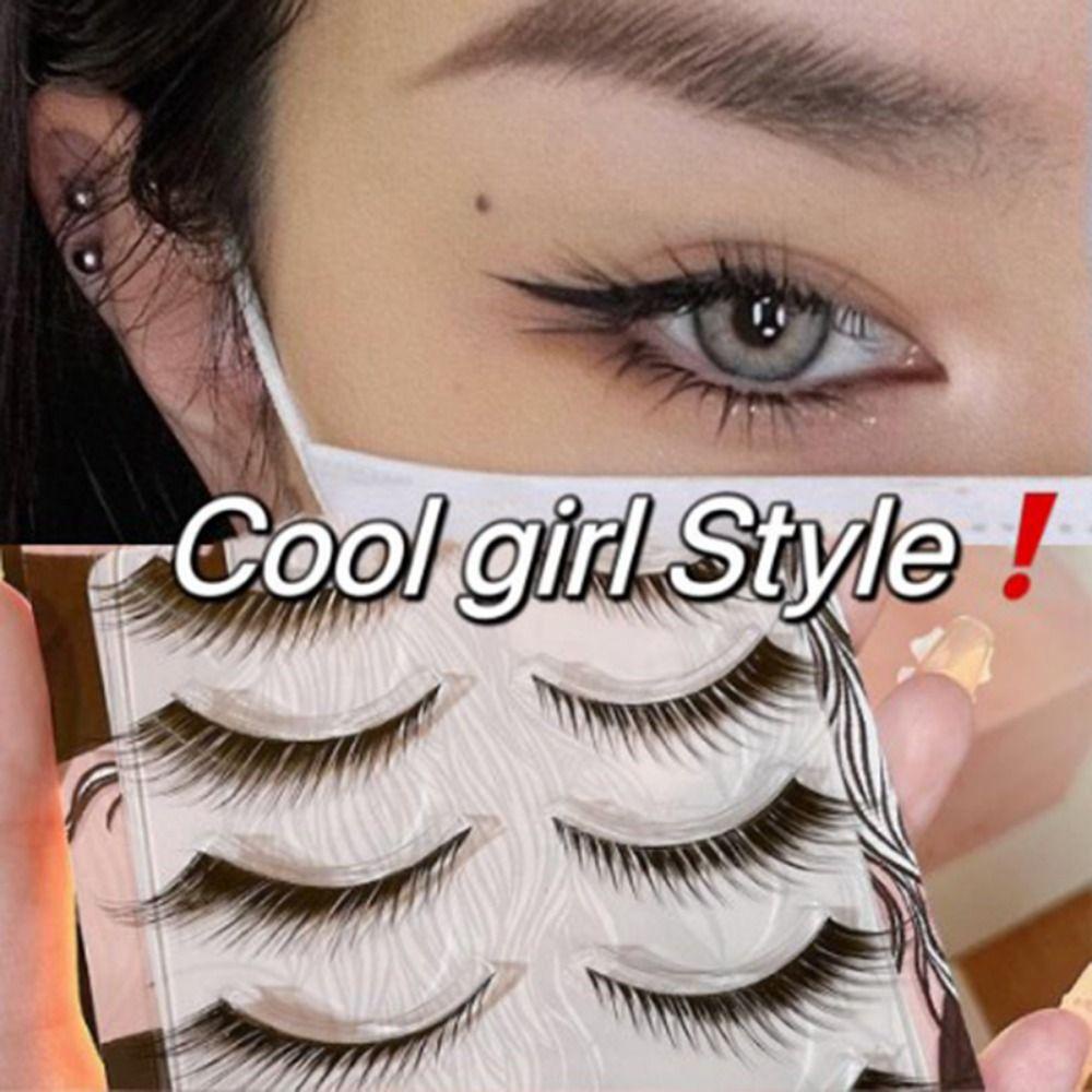 Osier1 Cặp Lông Mi Giả Dài Tự Nhiên Phong Cách Mắt Mèo Cho Nữ
