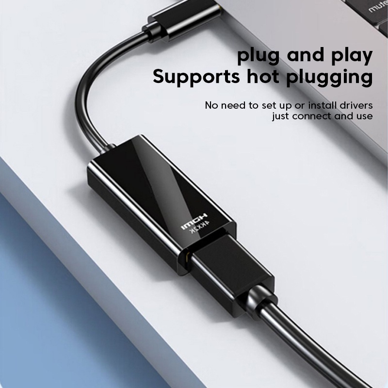 Cáp ChuyểN Từ Type C Sang HDMI 4K USB 3.1 HDTV Cho MacBook PC Laptop TV