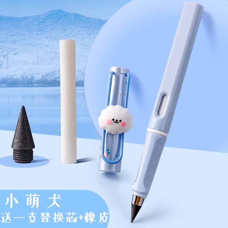 ♫ Phim Hoạt Hình Bút Chì Vĩnh Cửu Học Sinh Viết Trẻ Em Bút Chì Cơ Có Hộp Đồ Dùng Học Tập Tiểu Học Cho Học Sinh Quà Tặng Dụng Cụ Văn Phòng