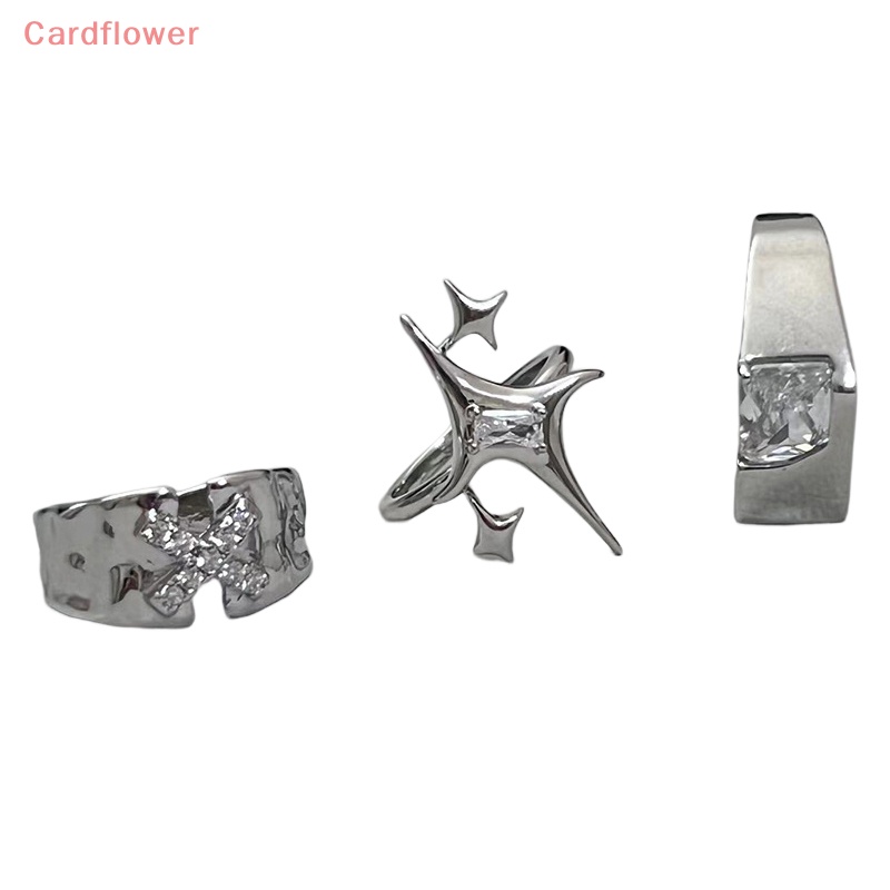 Nhẫn Đính Đá Pha Lê Sáng Tạo Thời Trang Cho Cặp Đôi