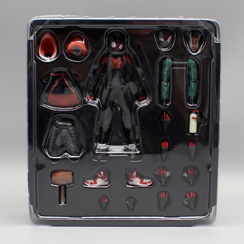 Ml legends sentinel spiderman action figure spider-verse miles sv shf morales peni parker anime figures bức tượng nhỏ pvc tượng đồ chơiđồ chơi cho bé trai