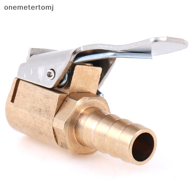 Onemetertomj Kẹp Van Bơm Lốp Xe Hơi Tự Động Bằng Đồng Thau 6 / 8mm