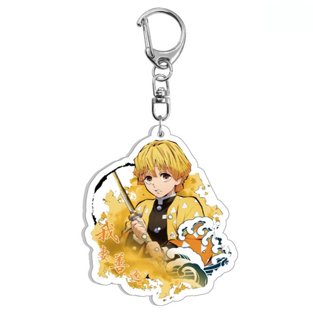 ☆FKILLA☆ 13 phong cách Sáng tạo Demon Slayer Anime hai chiều Acrylic Móc khóa sáng tạo NLSHOP