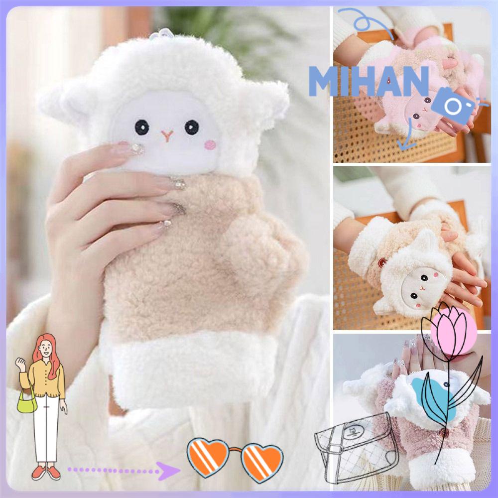 Găng Tay Lông Nhung Mềm Mại Dễ Thương Xinh Xắn MIHAN1