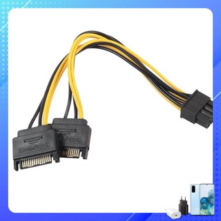 Cáp Chuyển Đổi 2 Đầu Sata Sang Pci-E 8Pin Dành Cho Card Đồ Họa Máy Tính