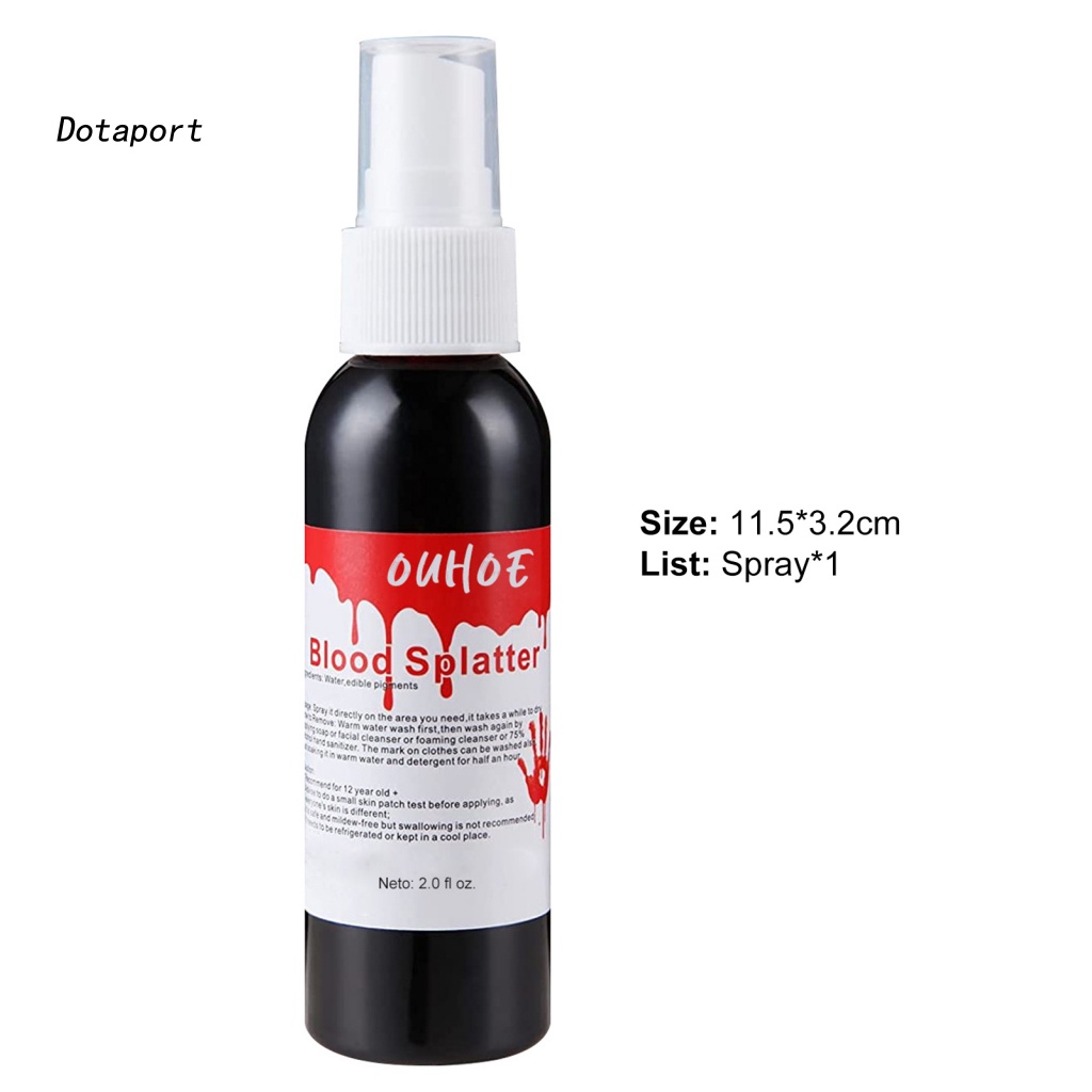 Bình Xịt Máu Giả KDDT- 60ML Làm Sáng Da Dễ Sử Dụng
